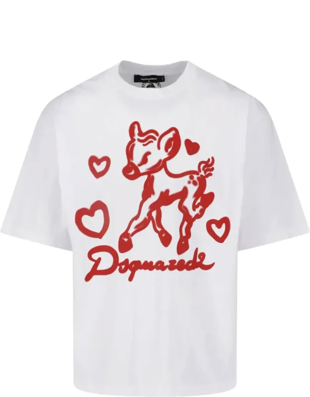 Logo Printed Cotton T-shirt