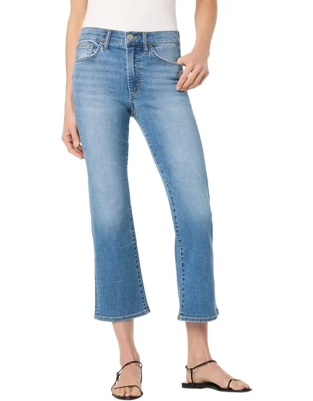 High Rise Crop Bootcut Jeans