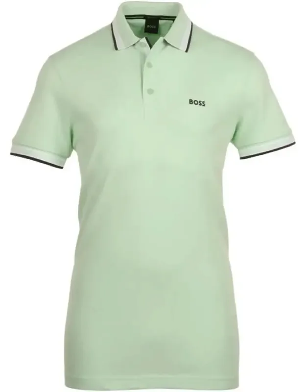 Paddy Short Sleeve Contrast Color Polo Shirt, 100% Cotton, Classic Fit