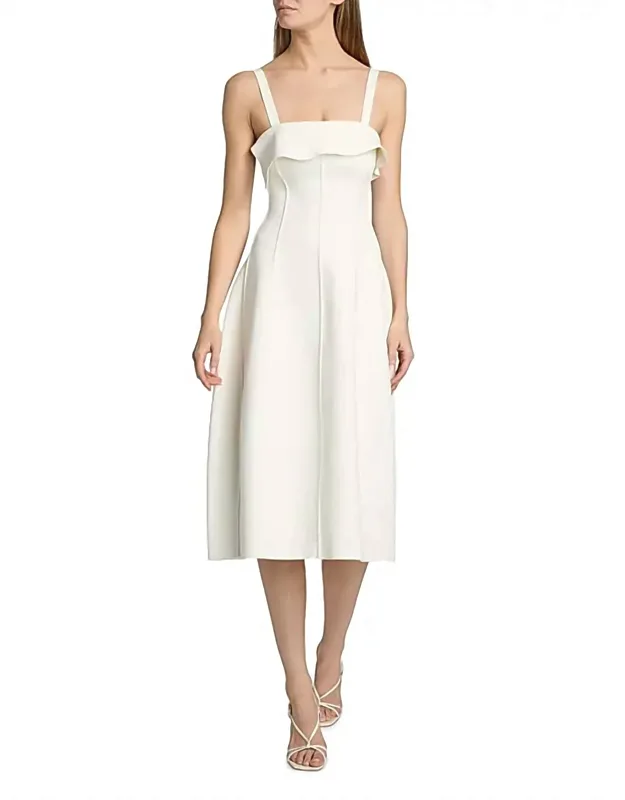 Blanca Compact Ruffle Dress