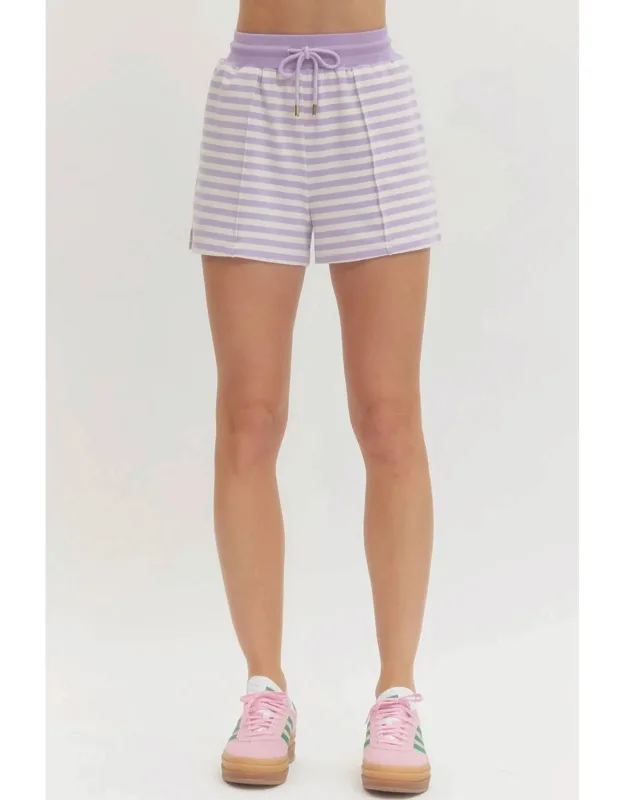 Stripe Lounge Shorts
