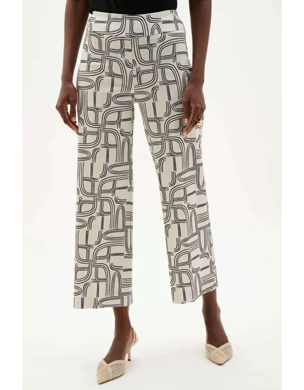 Millennium Geometric Print Wide Leg Pants