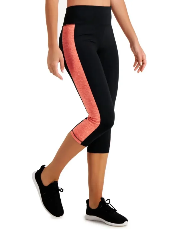 Colorblocked Cropped Leggings
