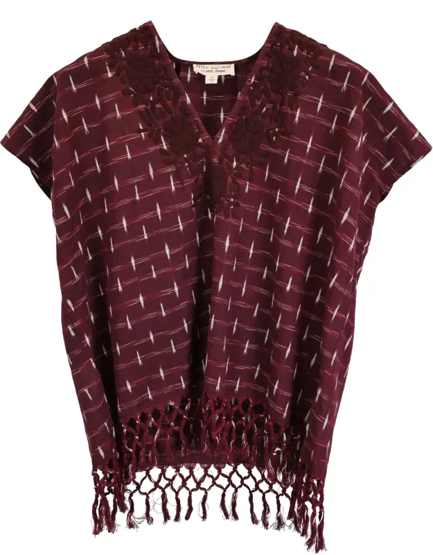 V-neck Printed Top
