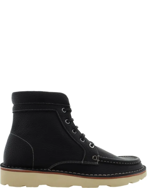 Leather Lace-up Boots