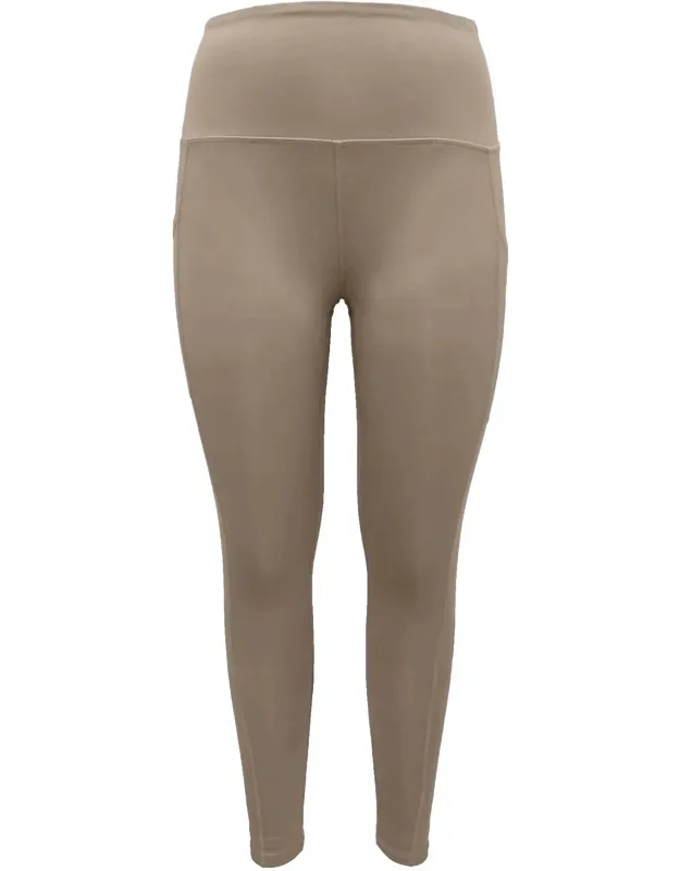 High-waist Side-pocket 7/8 Leggings
