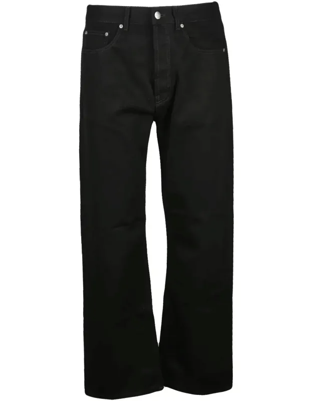 Cotton Wide-leg Jeans