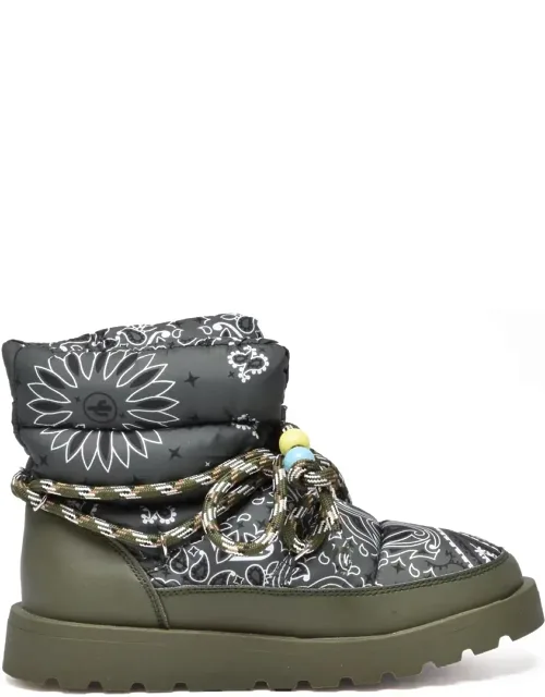 Nylon-blend Snow Boots