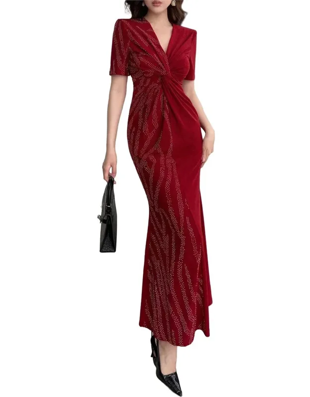 Short Sleeve Maxi Dress