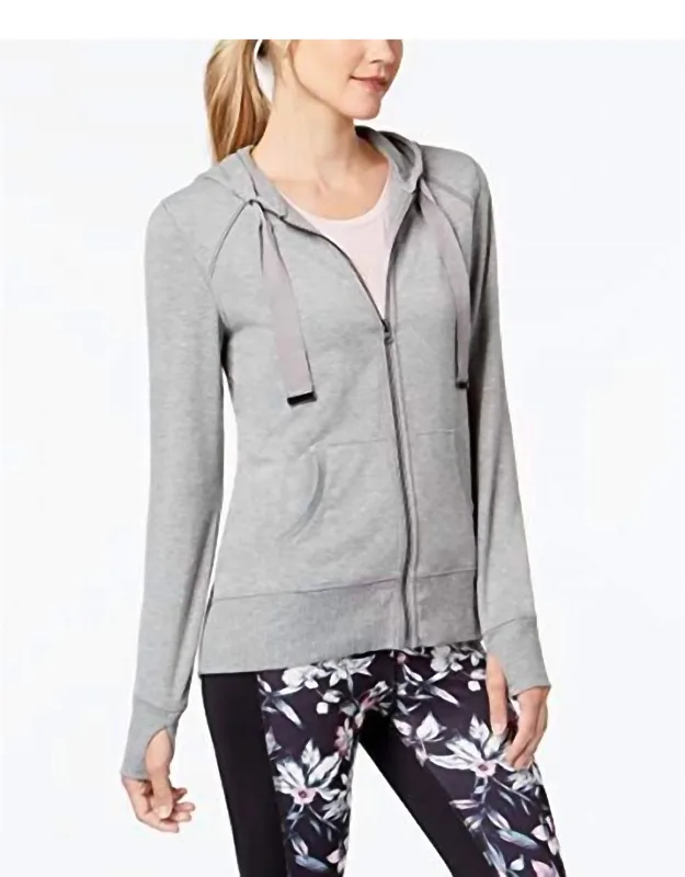 Full Zip Long Sleeve Hoodie