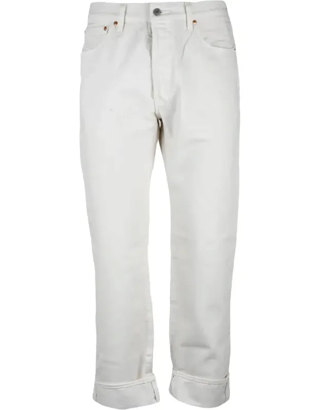 Cotton Straight Jeans