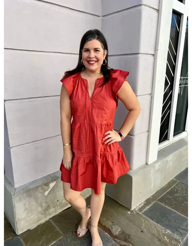 Ruffle Mini Dress