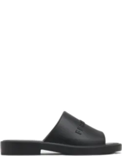 Logo-embossed Slip-on Sandals