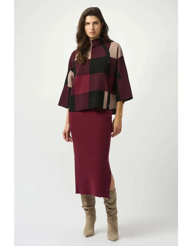 Safa Sweater Knit Midi Skirt