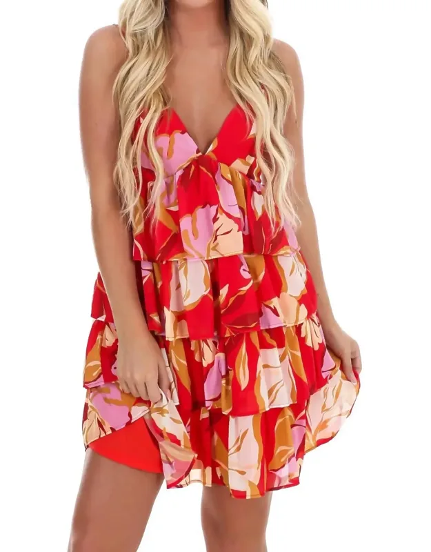 Sunkissed Print Mini Dress