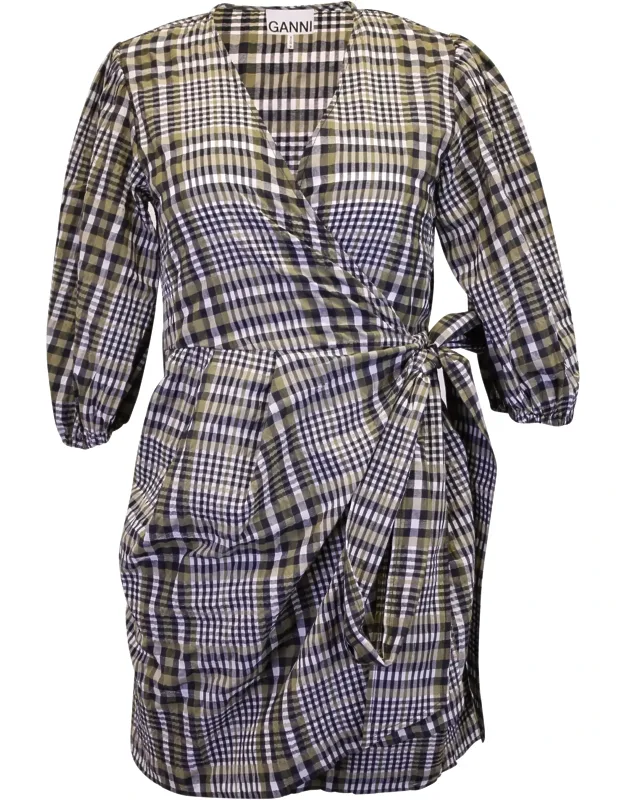 Wrap Mini Dress