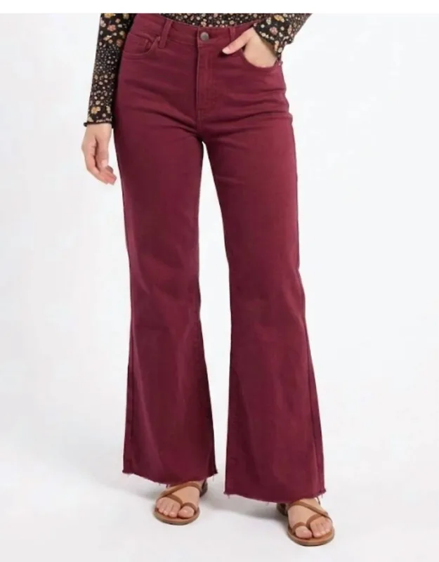 High Rise Cropped Wide Leg Jeans
