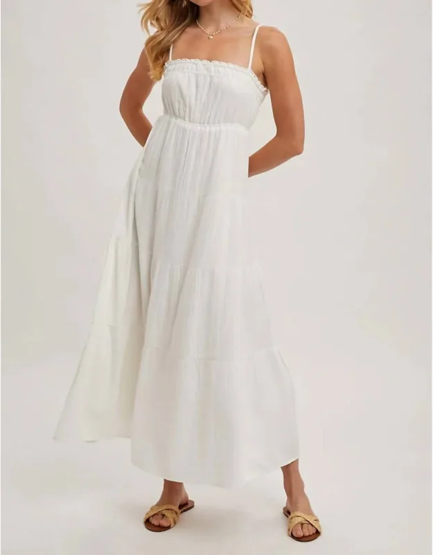 Tiered Midi Dress