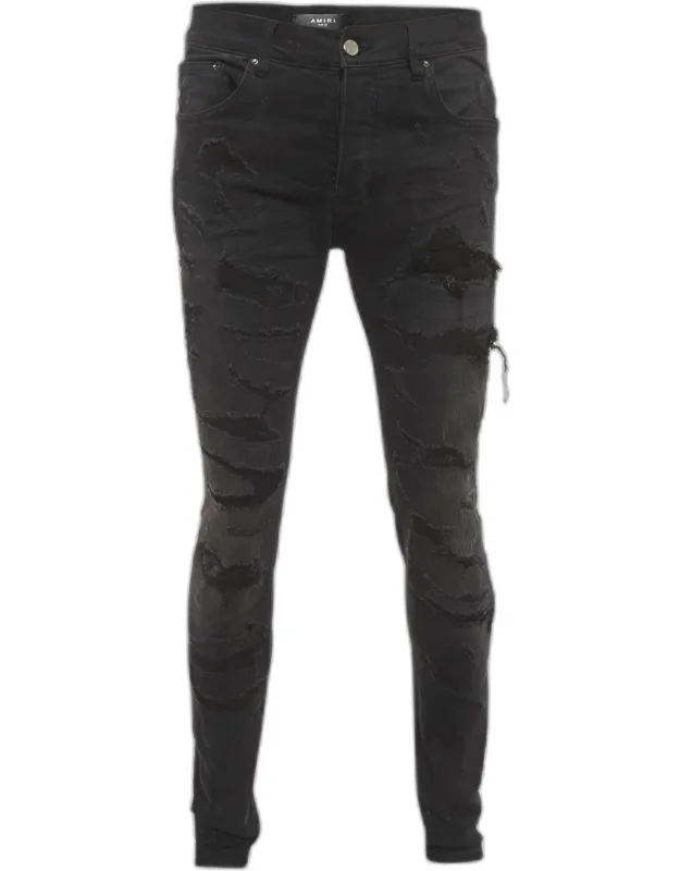 Distressed Denim Jeans