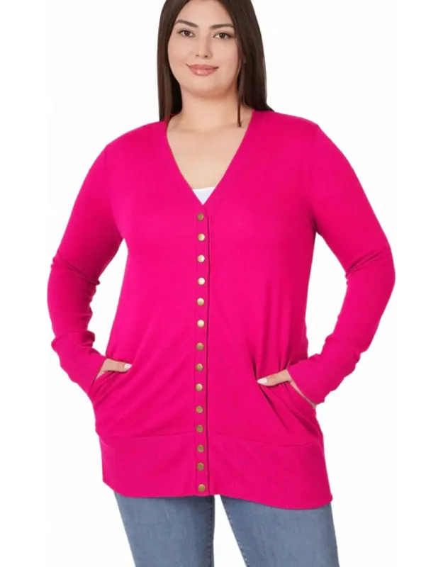 Snap Button Cardigan
