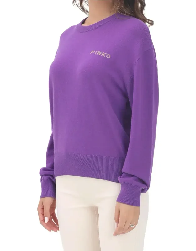 Crewneck Sweater In Wool-cashmere Blend