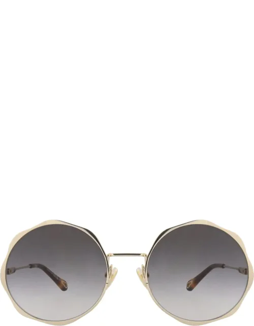 Round-frame Metal Sunglass