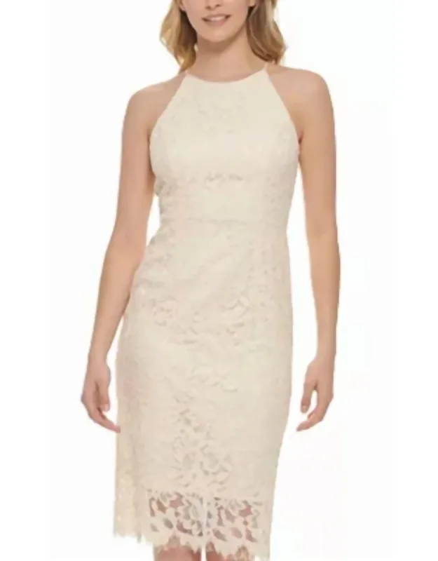 Lace Sheath Dress