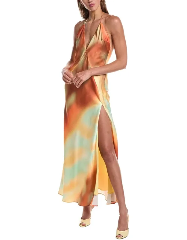 Lizbeth Halter Maxi Dress