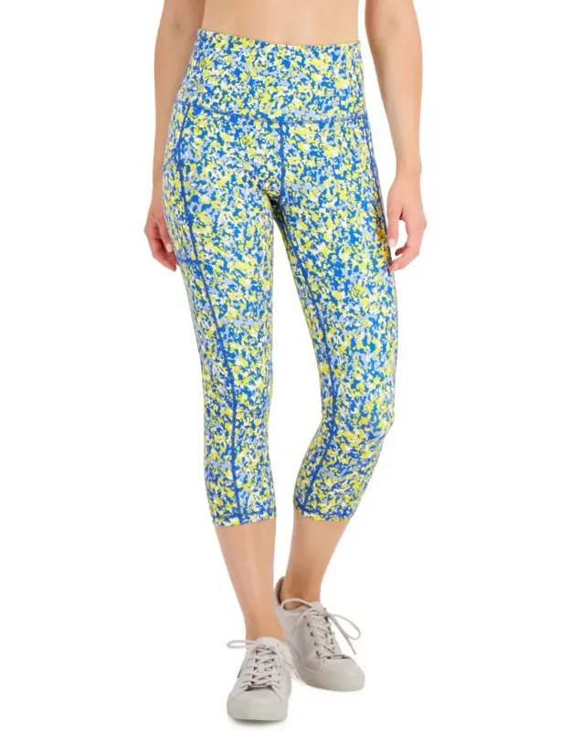 Activewear Speckled Cropped Leggings
