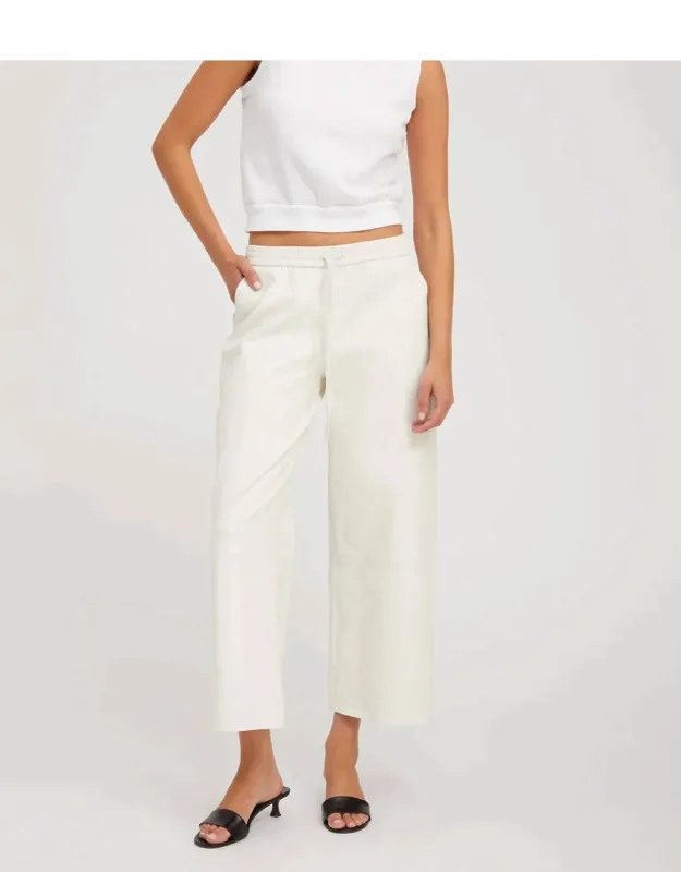 Cropped Track Pants