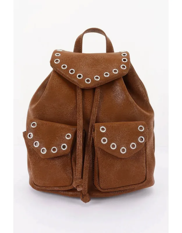 Vegan Leather Backpack