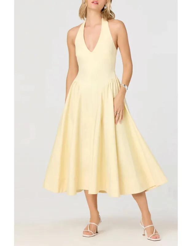 Halter Midi Dress