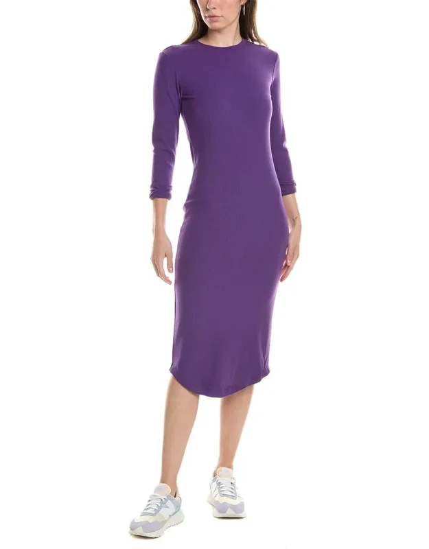 Rib Midi Dress