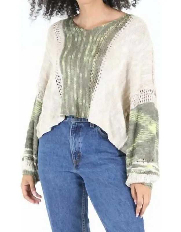 Knitted Cropped Sweater