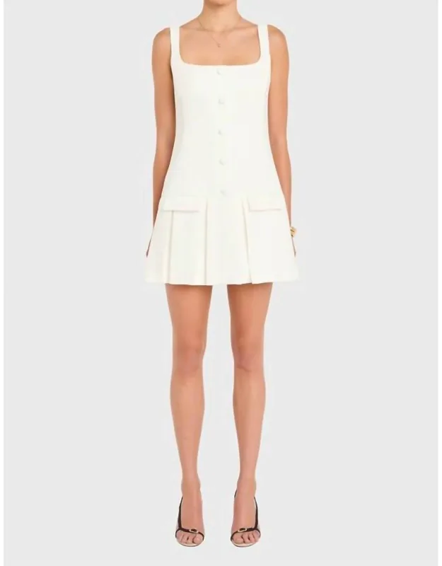 Courtney Square Neck Mini Dress