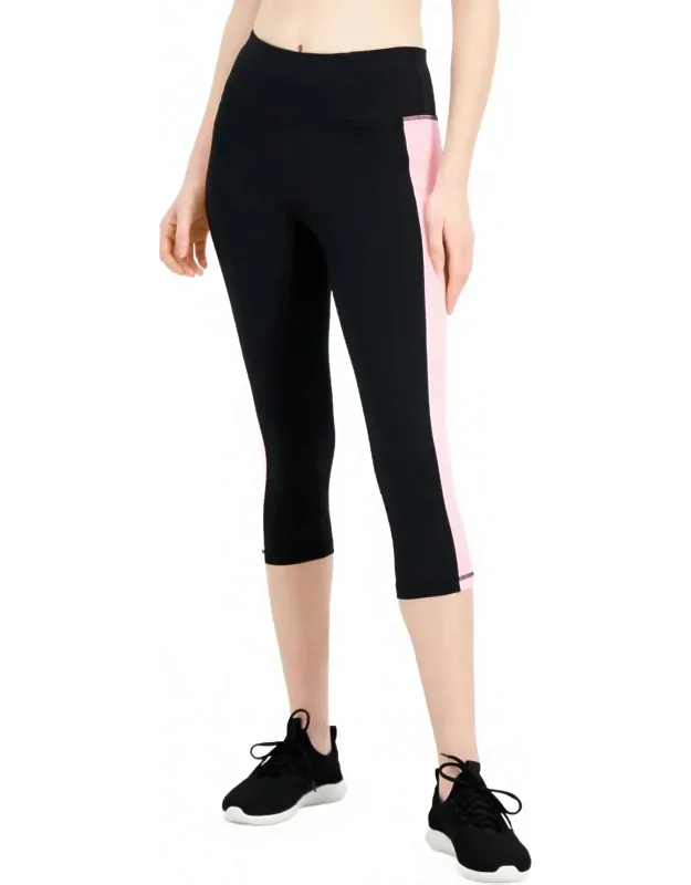 Activewear Colorblocked Cropped Leggings