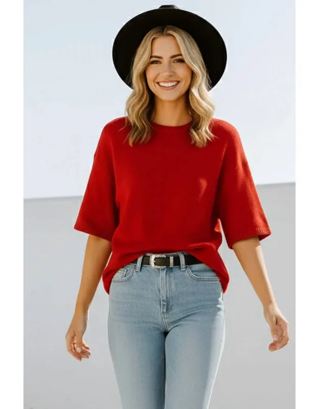 Relaxed Sweater Top
