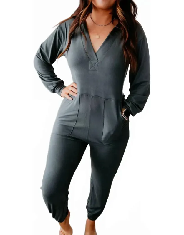 Hooded Lounge Jumpsuit