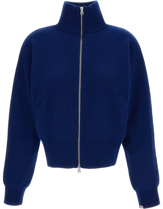 Cashmere Zip Cardigan