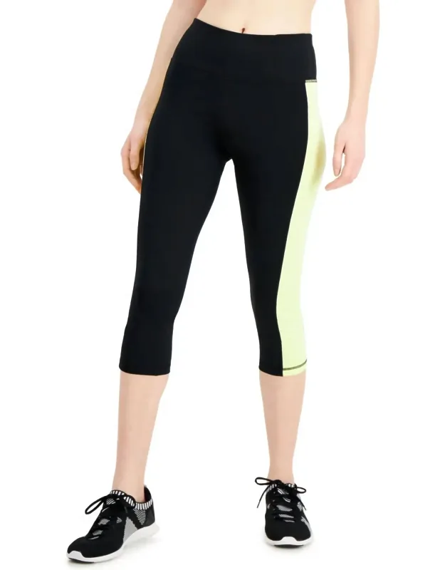 Colorblocked Cropped Leggings