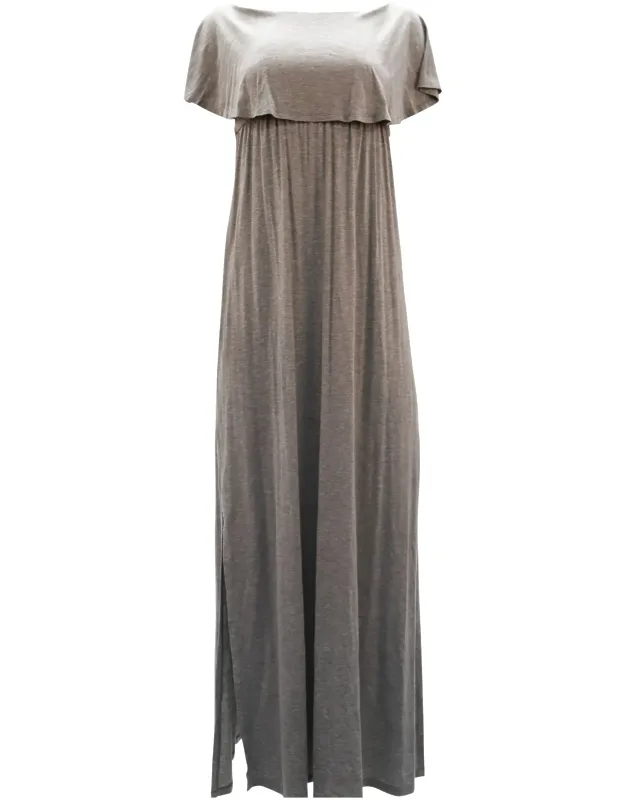 Off Shoulder Slit Dress