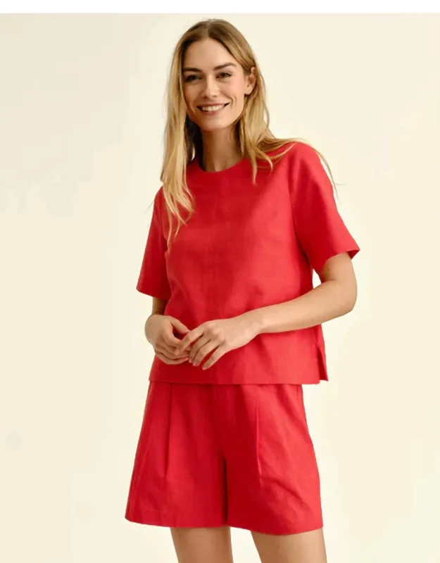 Pleated Shorts