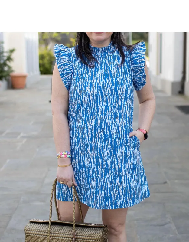 Zebra Print Mini Dress