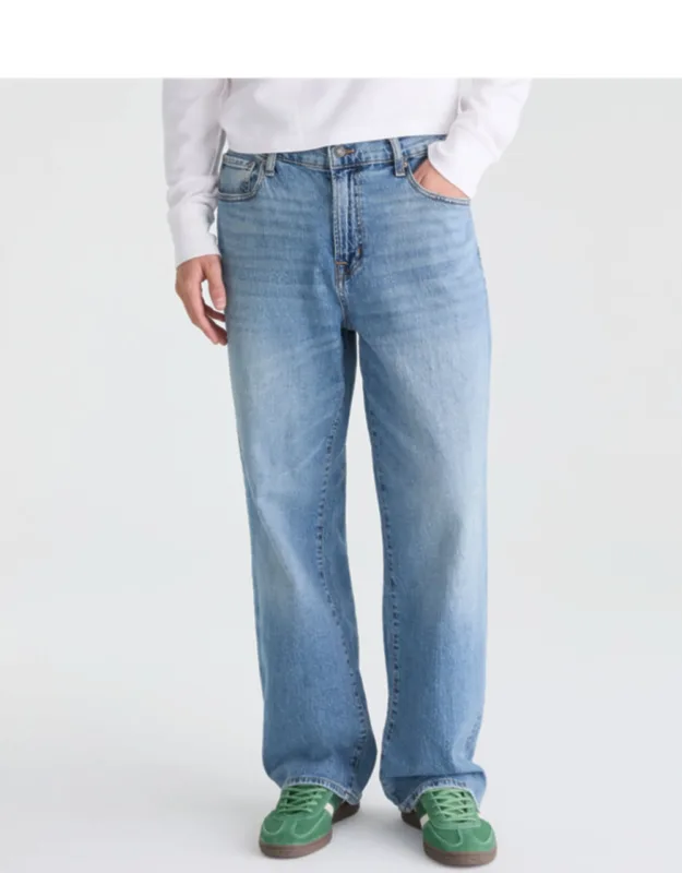 Baggy Jean With Stretch Fabric And Recycled Cotton