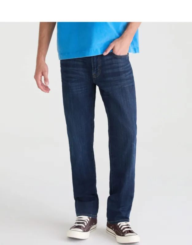 Aeropostale Straight Premium Jean With Moisture-wicking Tech And Soft Stretch Denim