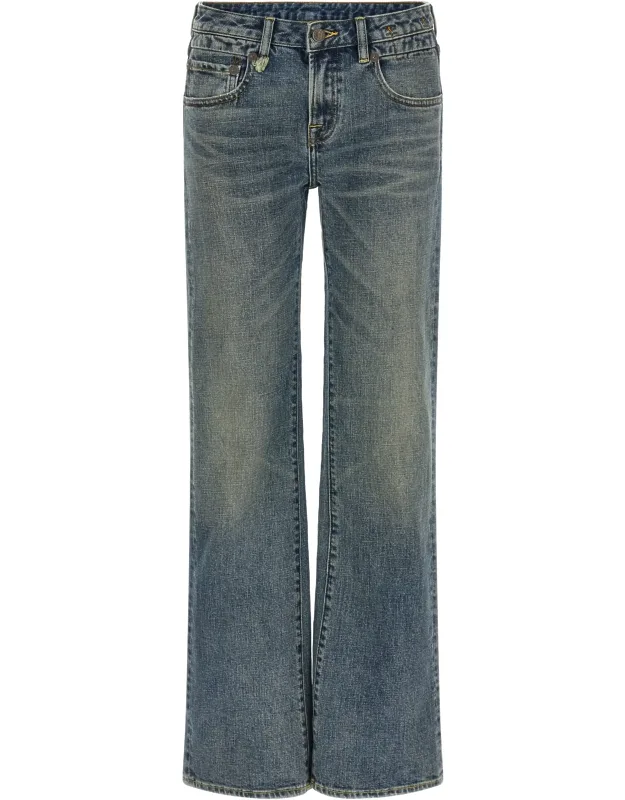 Cotton Flare Jeans