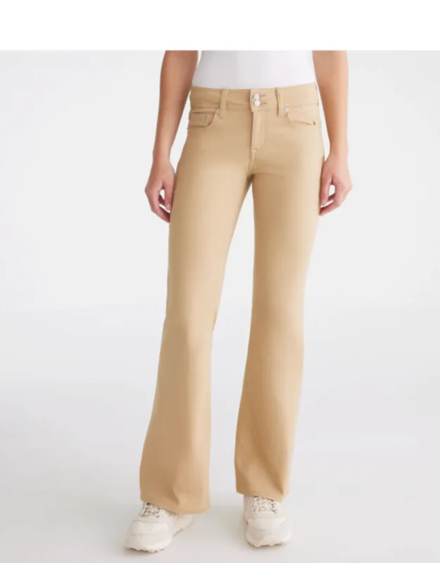 Mid-rise Flare Uniform Pants