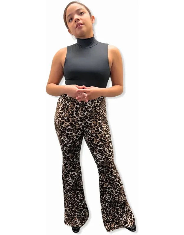 High-waisted Flared Pants