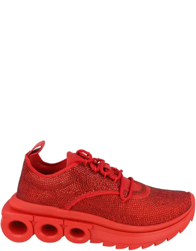 Nima Strass Crystal Embellished Sneakers