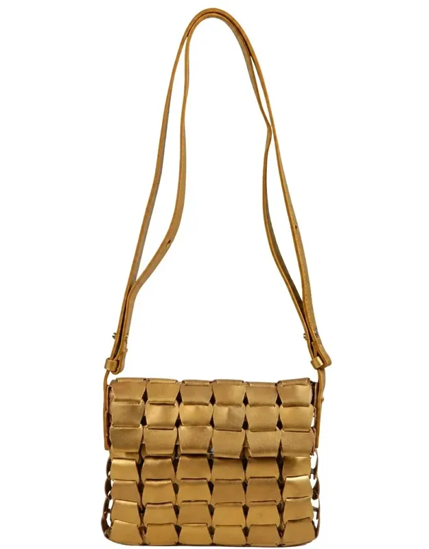 Link Pochette Leather Tote
